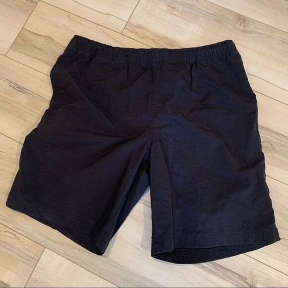 Lands End black swim trunk board shorts Size M (32-34) - Picture 1 of 4